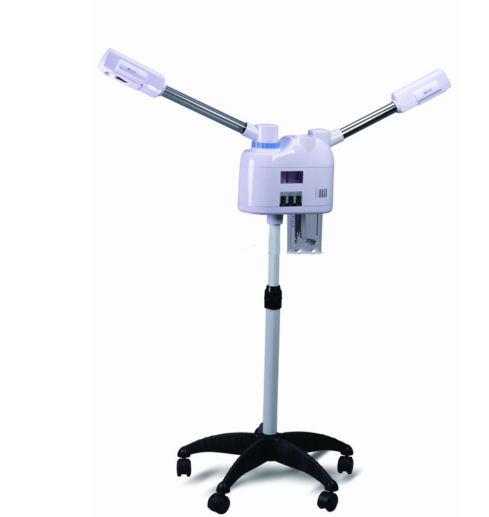 Facial Steamer Hot Cold Double Head Skin Care Stand Facial Steamer For Salon