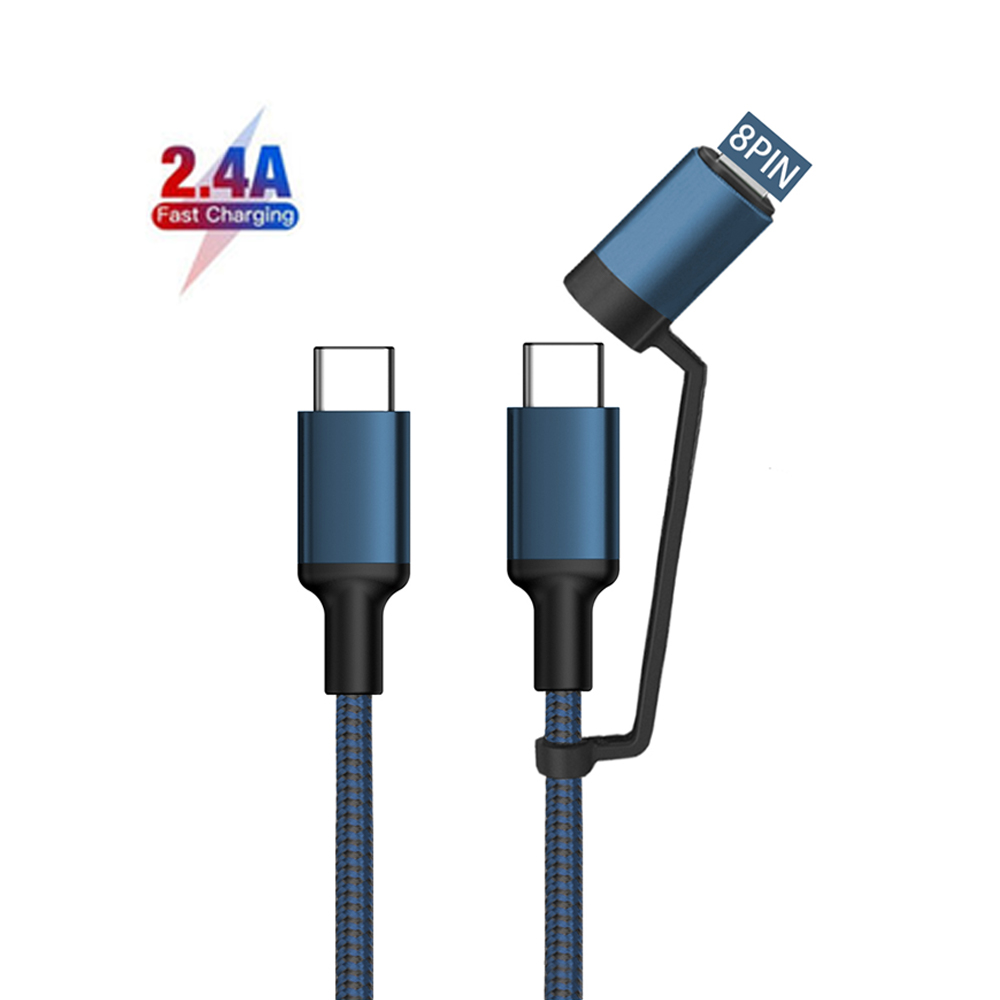 2020 новый продукт C к 2 в 1 телефон зарядное устройство кабель Usb зарядка lightning зарядное устройство для iphone