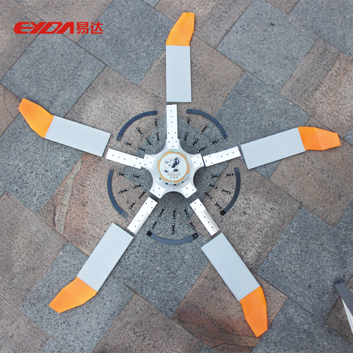 24ft 7.3m Blade HVLS Ceiling Fan for Hypermarket