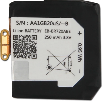 Original Battery EB-BR720ABE For Samsung Gear S2 classic SM-R720 SM-R732 R720 R732 250mAh battery