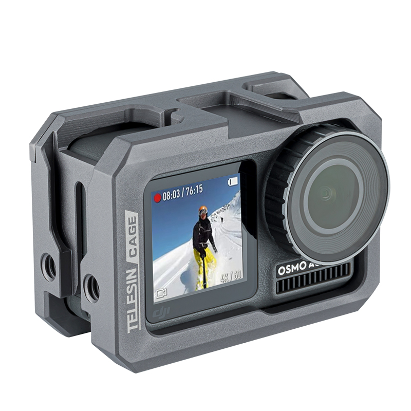 Telesin защитный корпус алюминиевый корпус рамка крепление для DJI Osmo Action