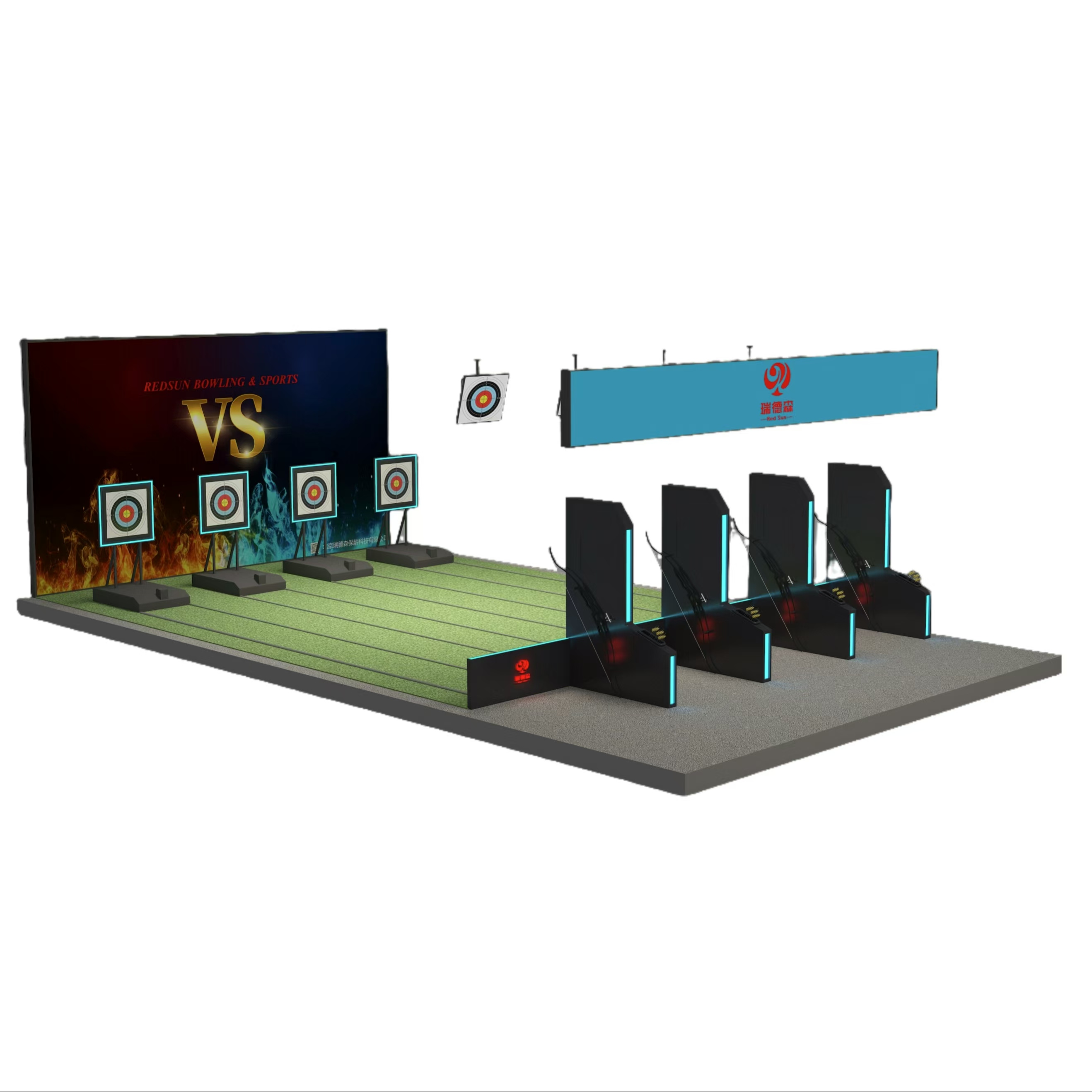 Manufacture Supply Indoor Sports Shooting Simulator Game Equipment For Amusement Park