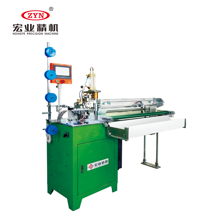 Automatic open end zipper cutting machine for metal zipper making machine