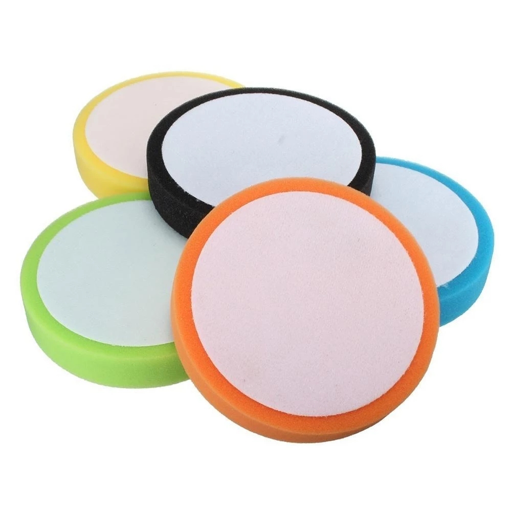 6 Inch 150mm Soft Flat Sponge Buffer Polishing Pad Kit Disc for Auto Car Polisher Car Accessories Supplies