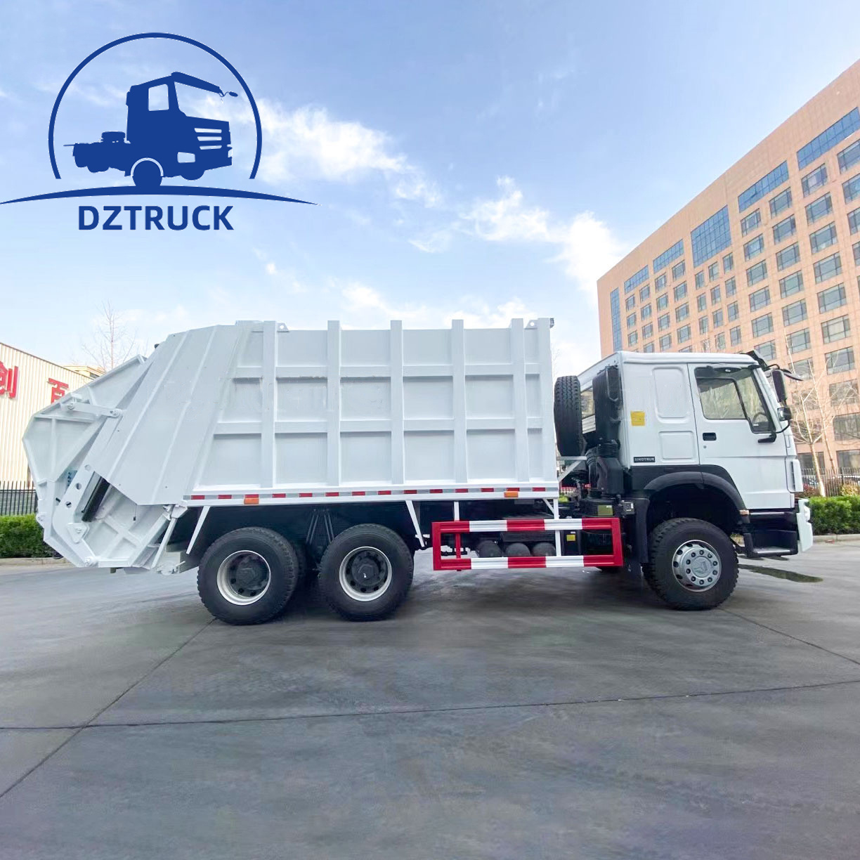 Новый задний погрузчик Howo 6x4 15Ton 15M3 Blippi, мусоровоз