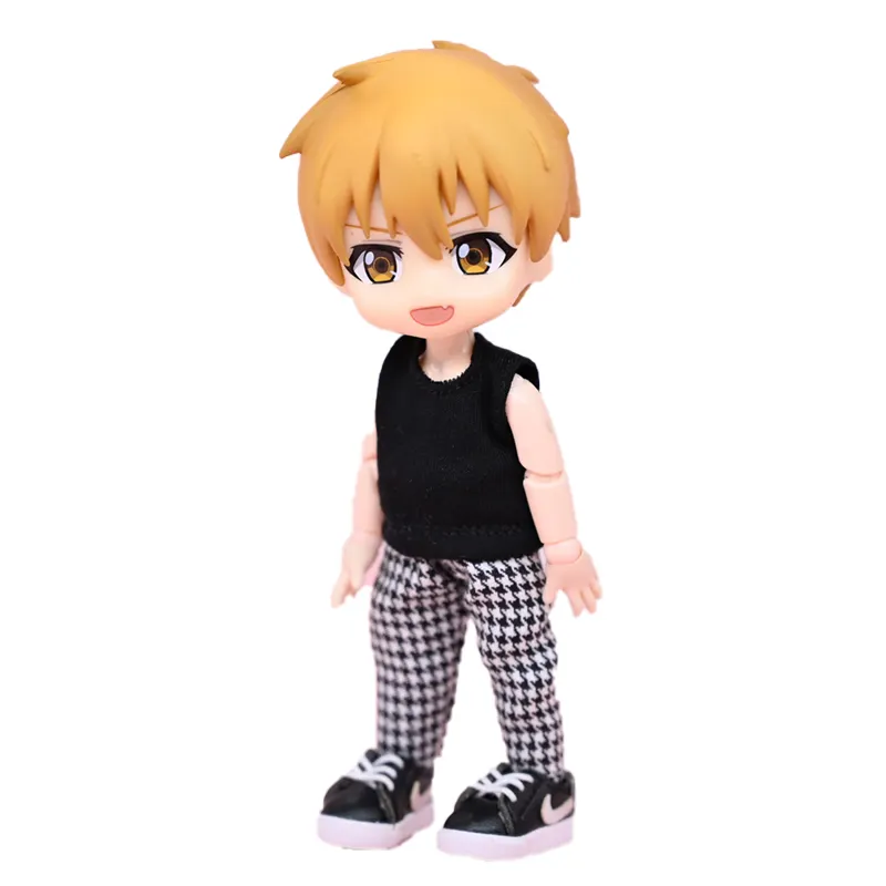 Custom Doll Clothes Ob11 Doll Cloth Accessory For 1/12 Doll 2021 Hot Sale Fashion Tshirt Vest Oem Cute Toy Clothes Manufacturer