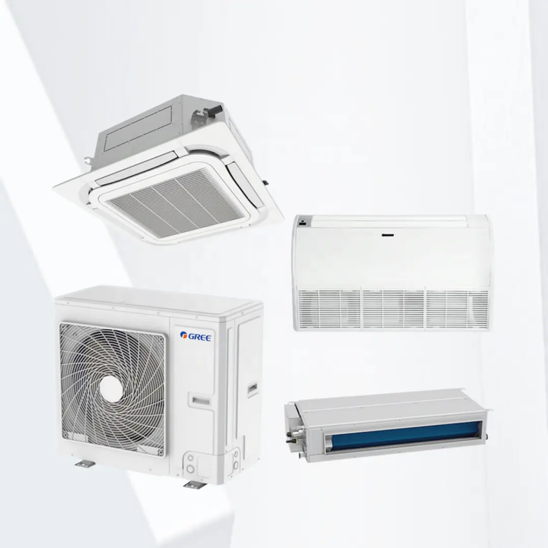 Gree Industrial Floor Ceiling Ducted VRV VRF Air Conditioning Home AC Duct Type Split Central Air Conditioner Fan Coil Units