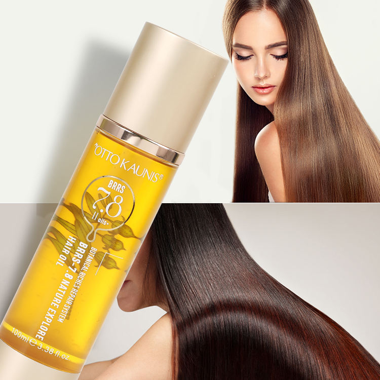 Custom botanical jojoba oil hair repairing argan oil heat protection hair essential Oil for hair