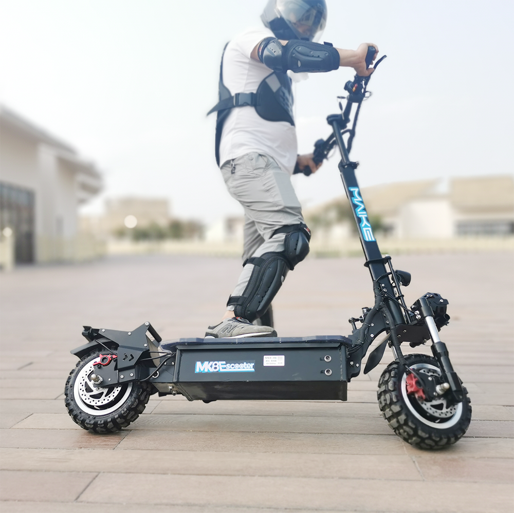 Maike MK8 11 дюймов 60 в 3200 Вт двухмоторный складной электрический скутер для взрослых электрические скутеры