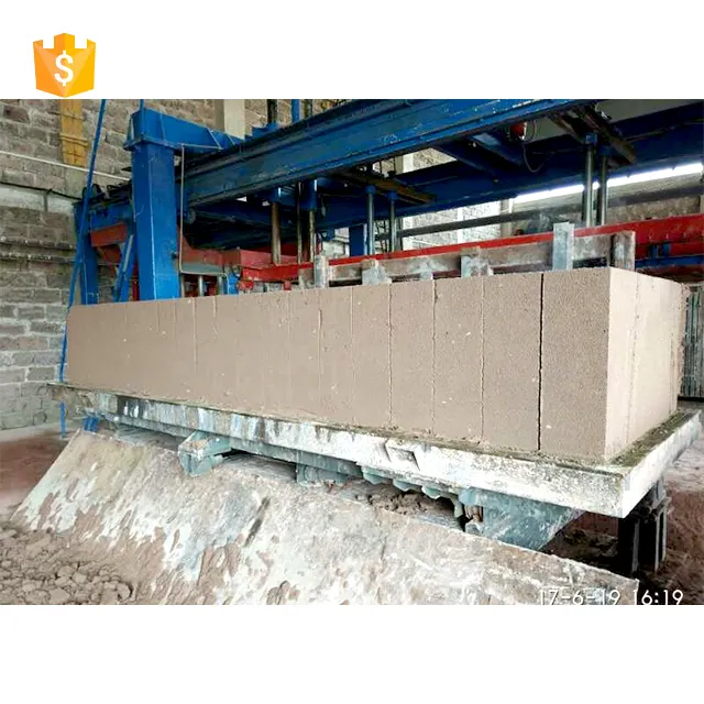 AAC Lightweight Concrete Block Machine Production Line Light Weight Block Available different Block Size  Density  4.2x1.2x0.6m