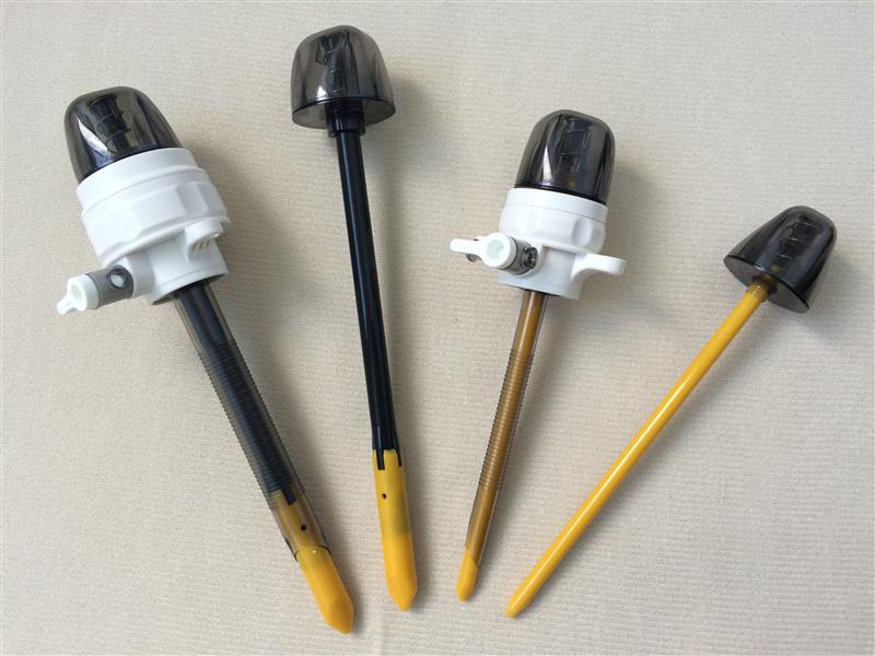 medical instrument trocar with blade for single use