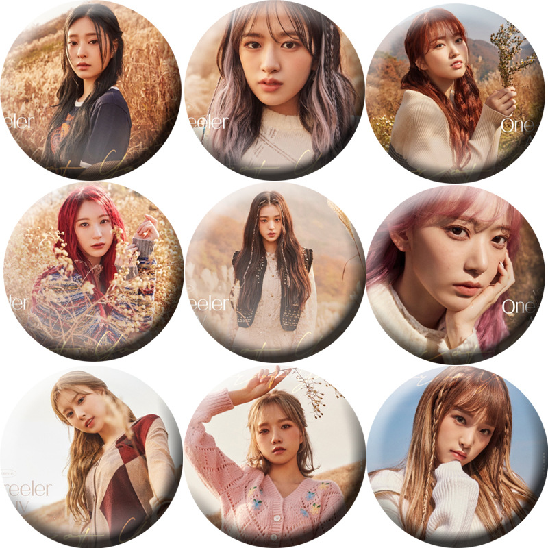 Wholesale Kpop IZONE One-reeler Act IV Brooch Badge Button Pin Badge