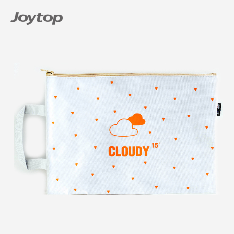 Joytop 7091, оптовая продажа, сумка для хранения файлов из ткани Оксфорд с принтом Sunny, A4, с ручкой на молнии