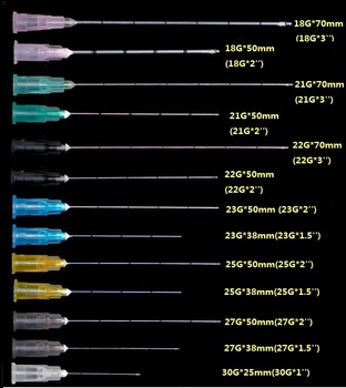 2020 медицинский одноразовый шприц иглы микро канюля