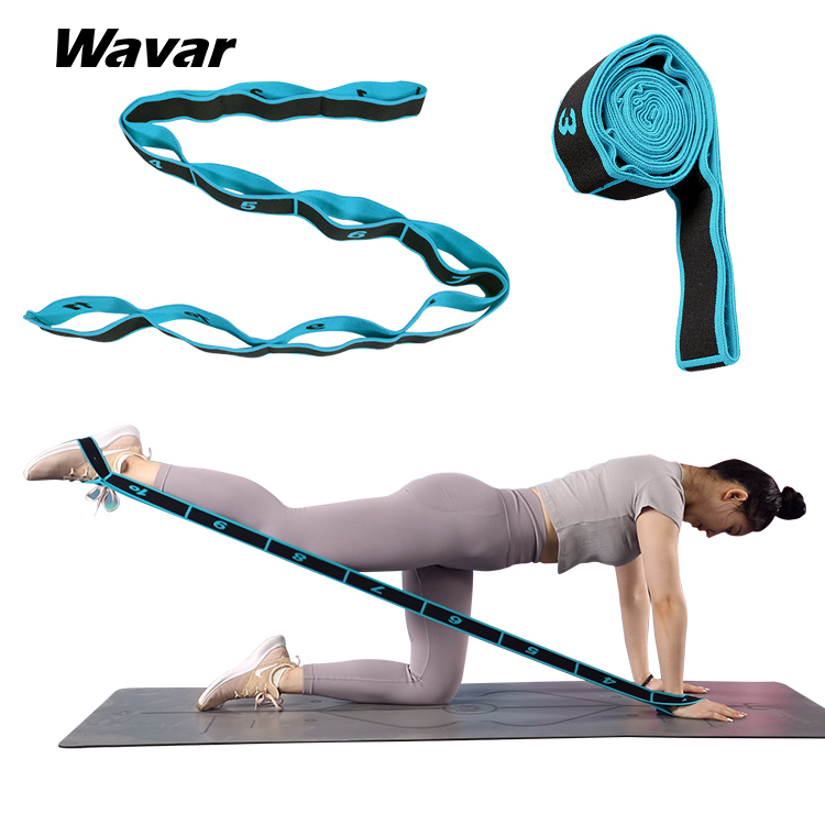Yoga exercise assisted stretching loop bands