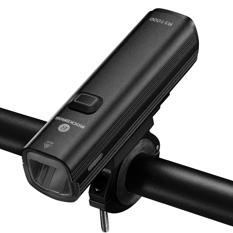 Bicycle Handlebar Front Light Waterproof Flashlights 1000 Lumen Bike Front Light Rechargeable
