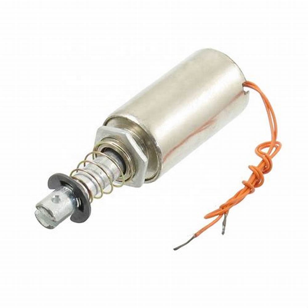 6v 12v 24v dc 500gt force 8mm stroke factory customized AO1442 pull push линейный соленоид