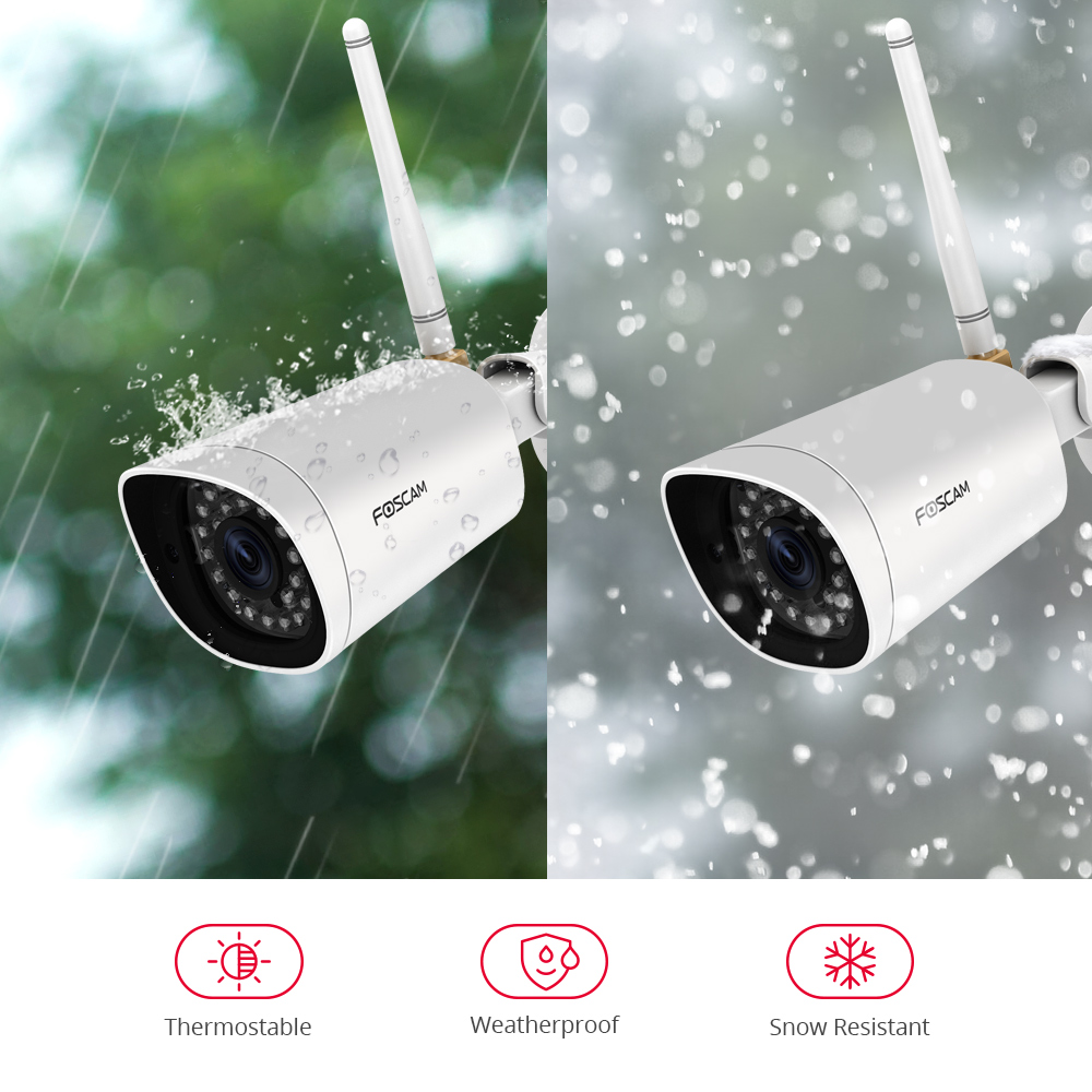 Foscam G4P 2K AI human detection WIFI IP bullet camera night vision