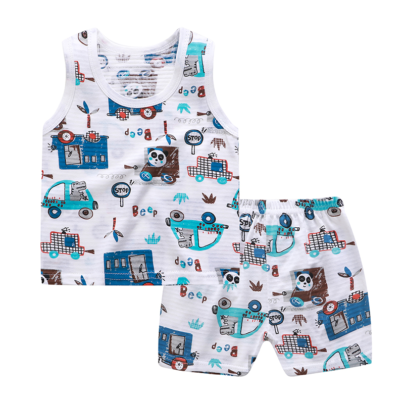 Wholesale Summer CLOTHS For Children Breathable Cool Nightgown Pjs For Kids