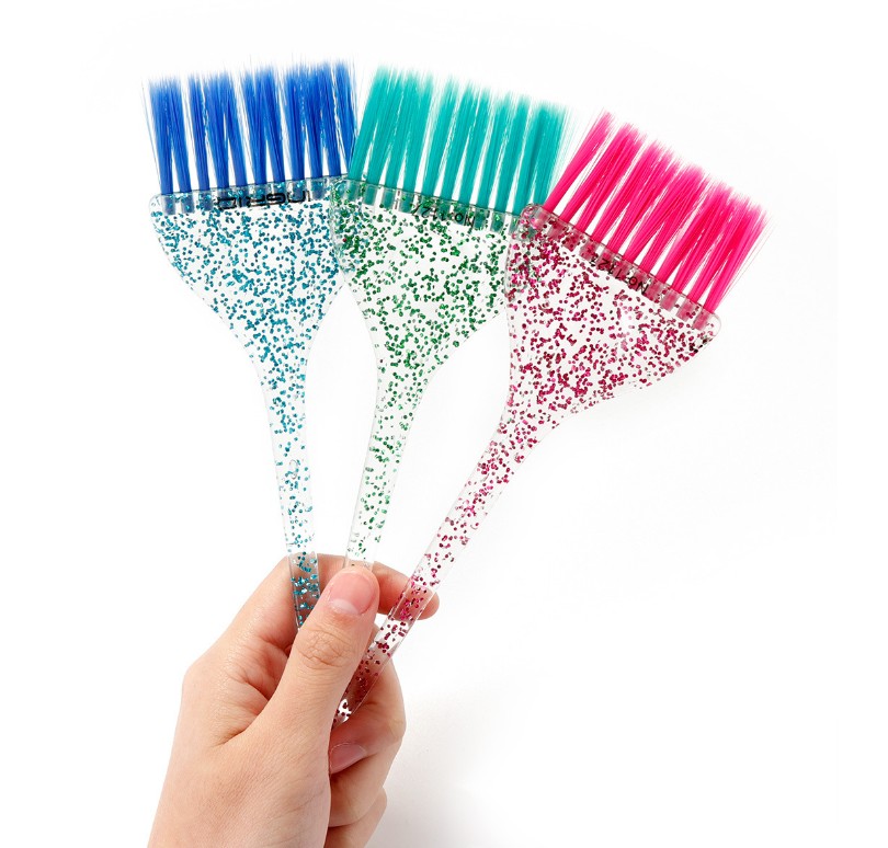 Professional Hair Dye Brush/ Crystal Hair coloring Applicator Brush /Hair Comb Barber Tools Salon Hair Styling Accessories
