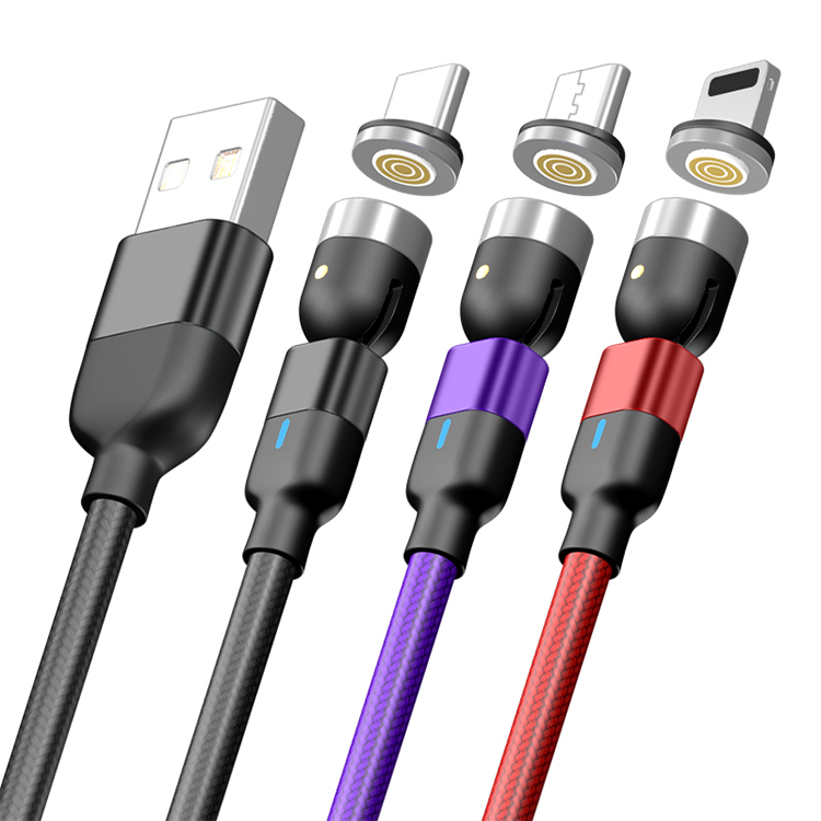 В наличии, оптовая продажа, 1 м, 2 м, Micro Usb-кабель типа C, магнитный Usb-кабель для передачи данных, 3 в 1, 3 А, 5 А, магнитный Usb-кабель для iPhone