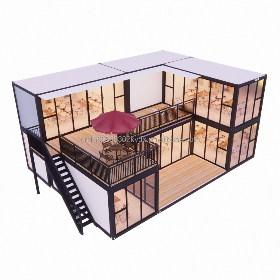20 ft portable shipping container clothing store prefab mobile shop pop-up retail store