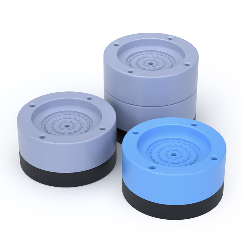 4 pcs Hot sale Mute European-style Anti vibration High quality Non-slip PVC furniture Rubber Washing machine base