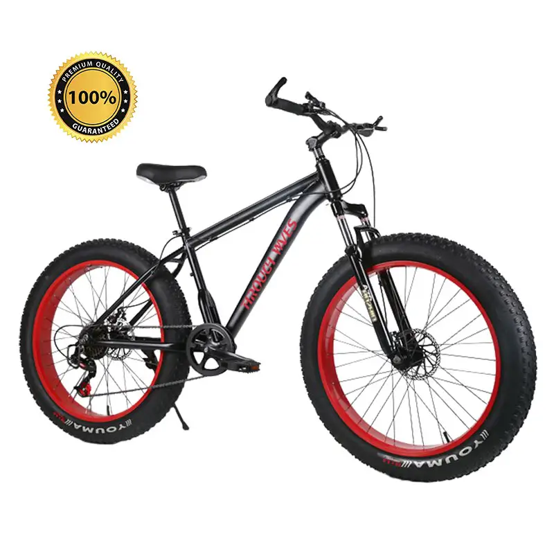 26"*4.0 Fat Tire Full Suspension Bicycle Mountain Bike Big Wheels Bike For Men