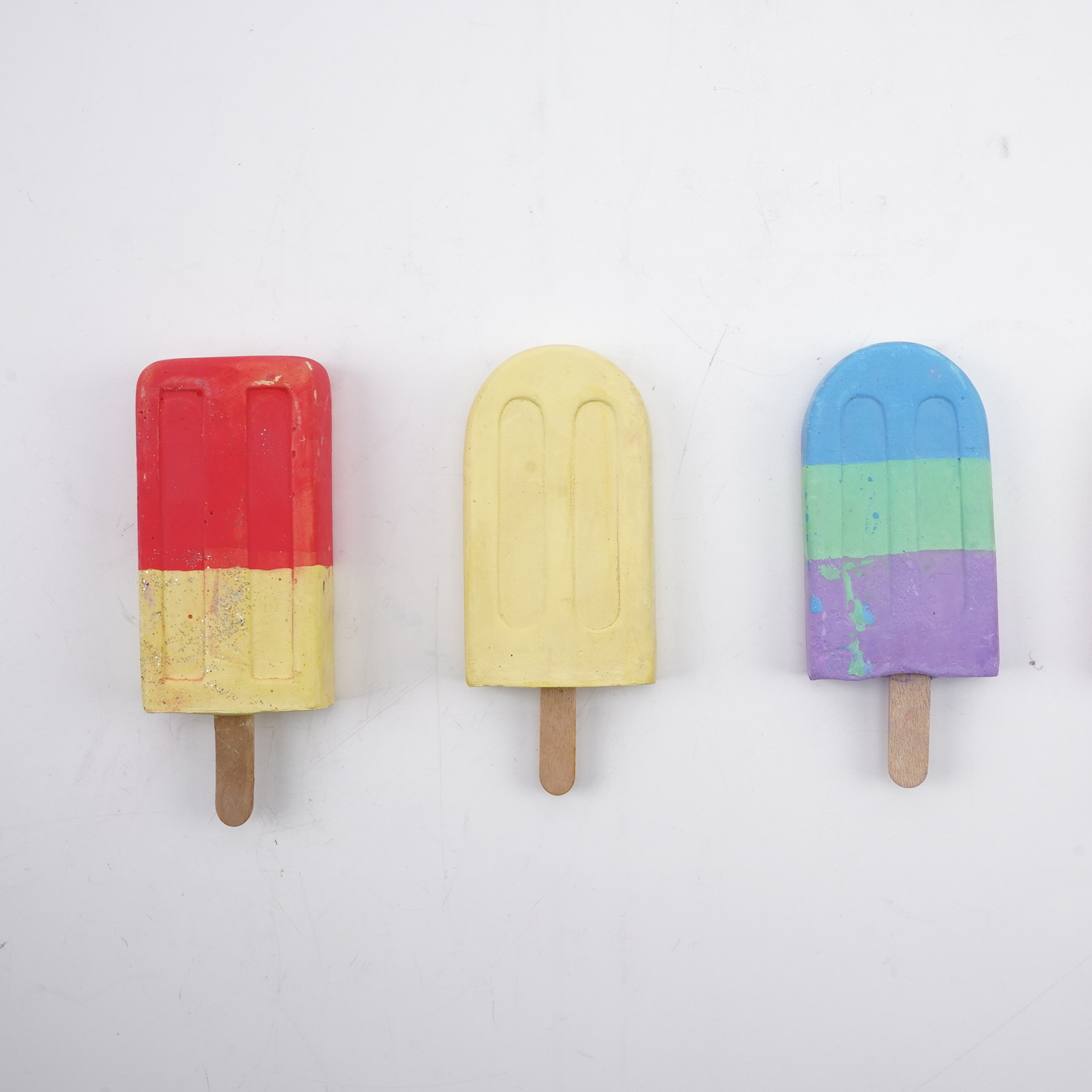 High quality cheap price kids office Ice cream shape sidewalk chalk for sale