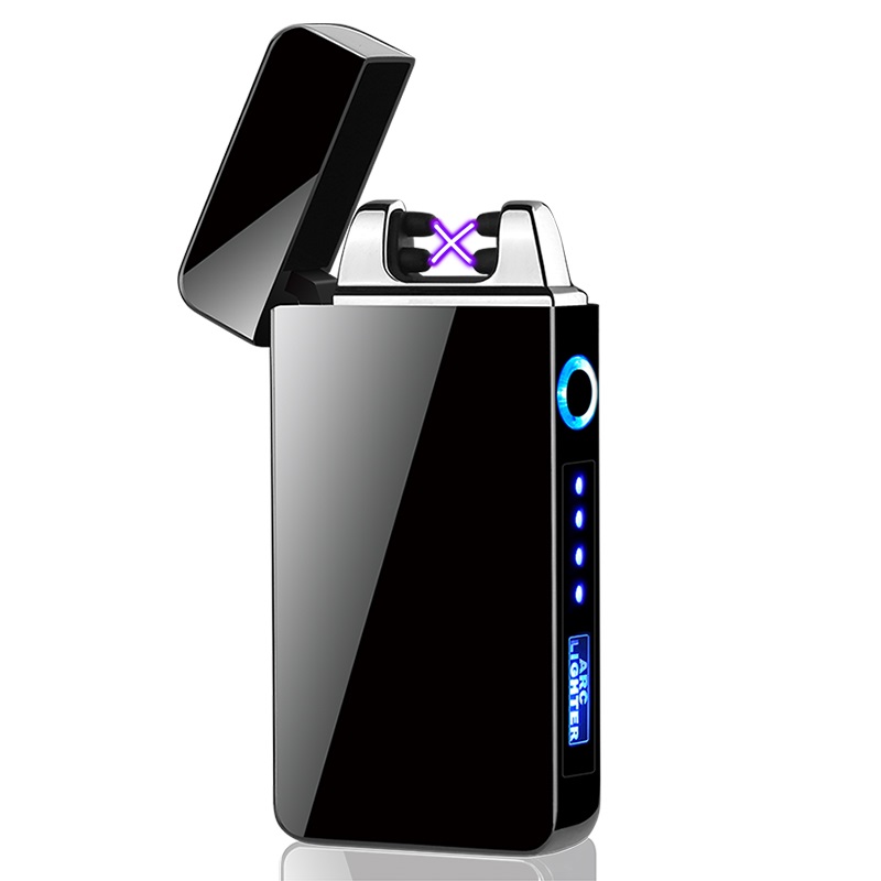 JOFI Электрический беспламенный энтендер electr перезаряжаемый плазменный USB зажигалки с двойной дугой Пользовательский логотип