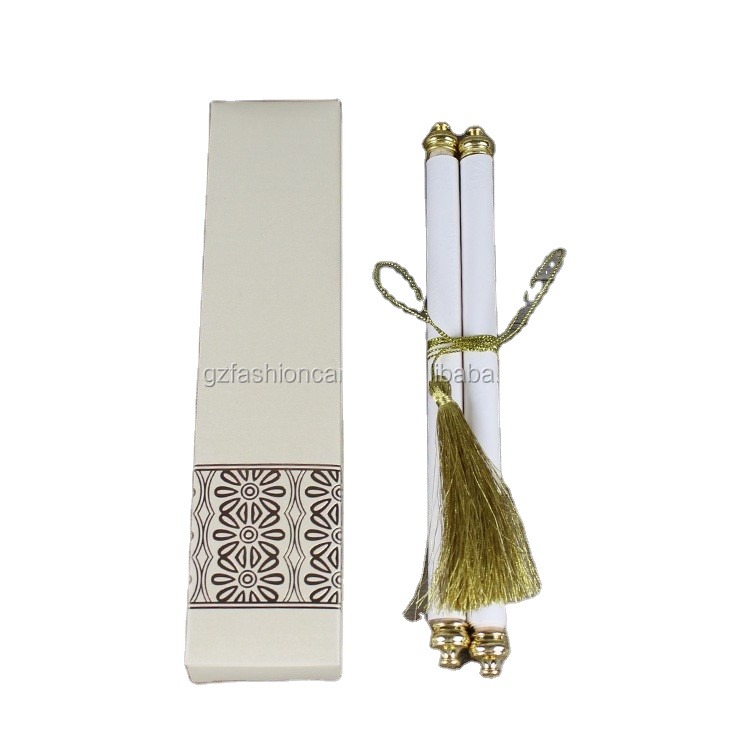 2021 Gorgeous romantic European Style Wedding invitations scroll Wedding Invitations Holiday Greeting Card