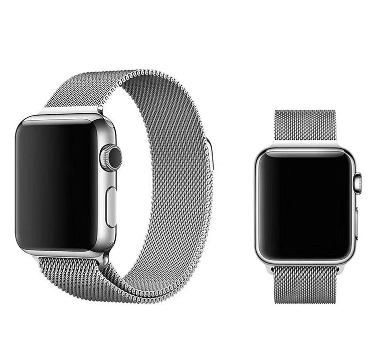 Ремешок для часов Apple Watch Band Series 4 3 2 1, магнитный сетчатый Браслет «Миланская петля» для iWatch, под заказ