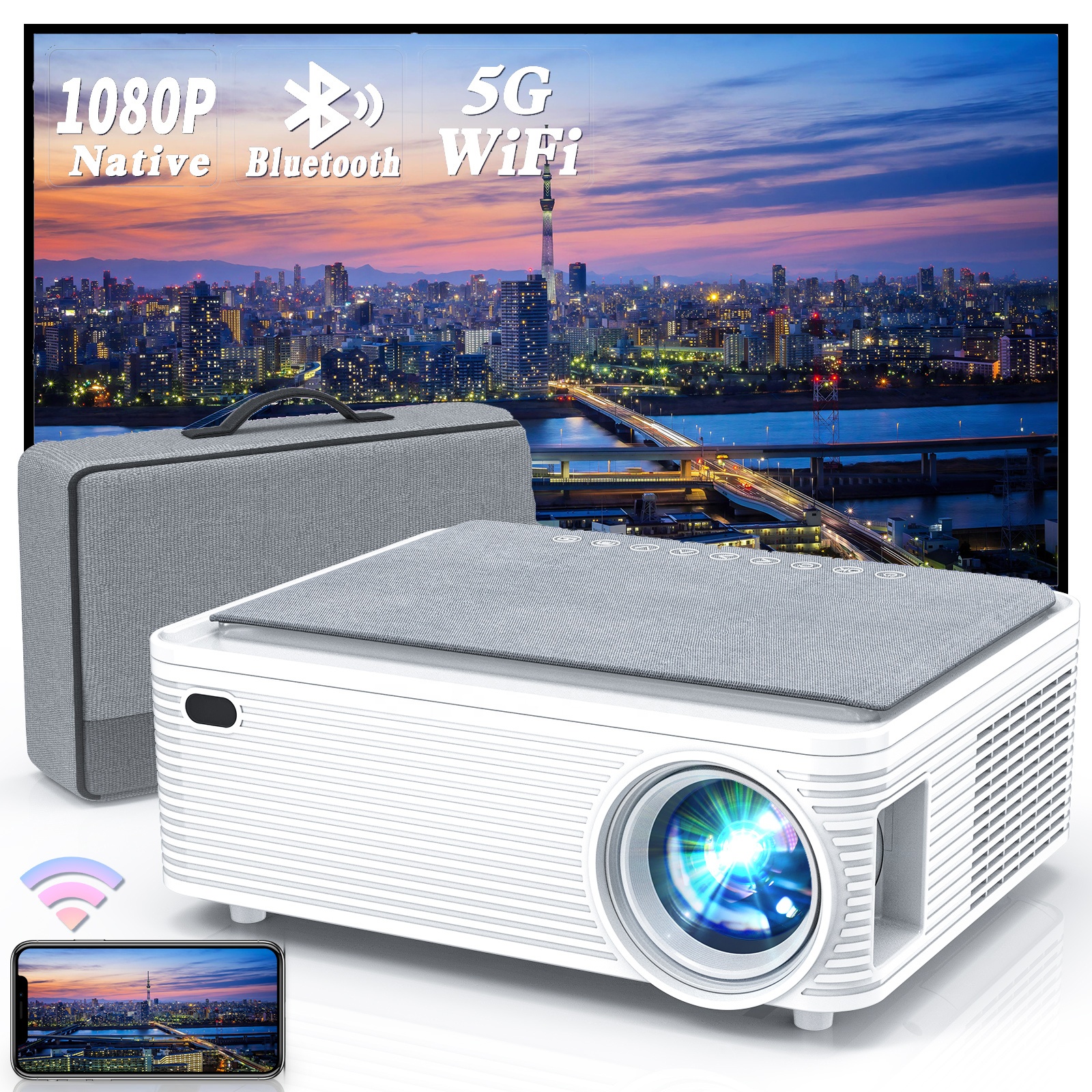 WISELAZER X5 Топ 10 проекторов 4K Рождественский видеопроектор Full Hd модель проектора