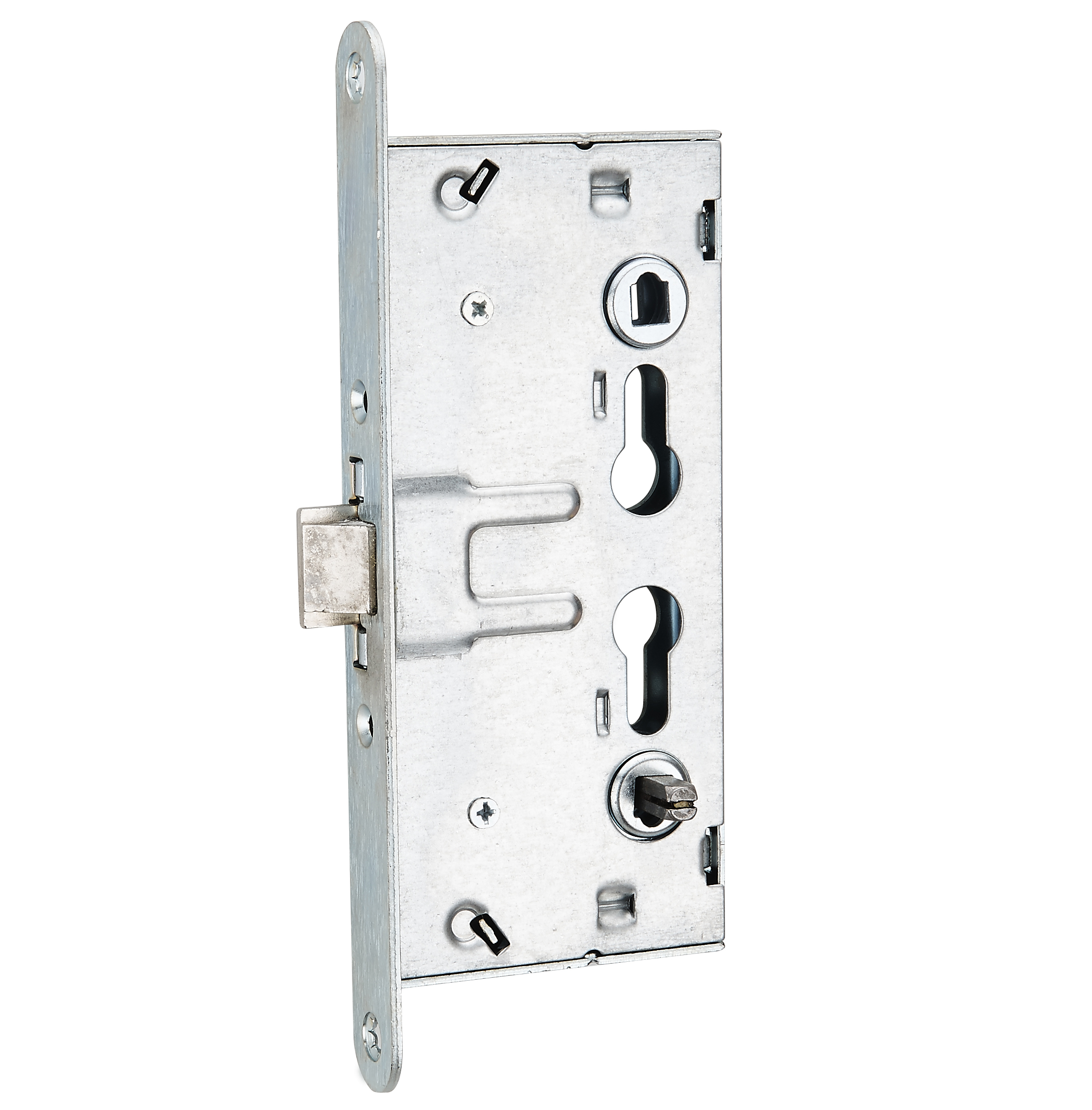 popular Russia market Euro cylinder fire proof mortise door lock 72mm hole distance