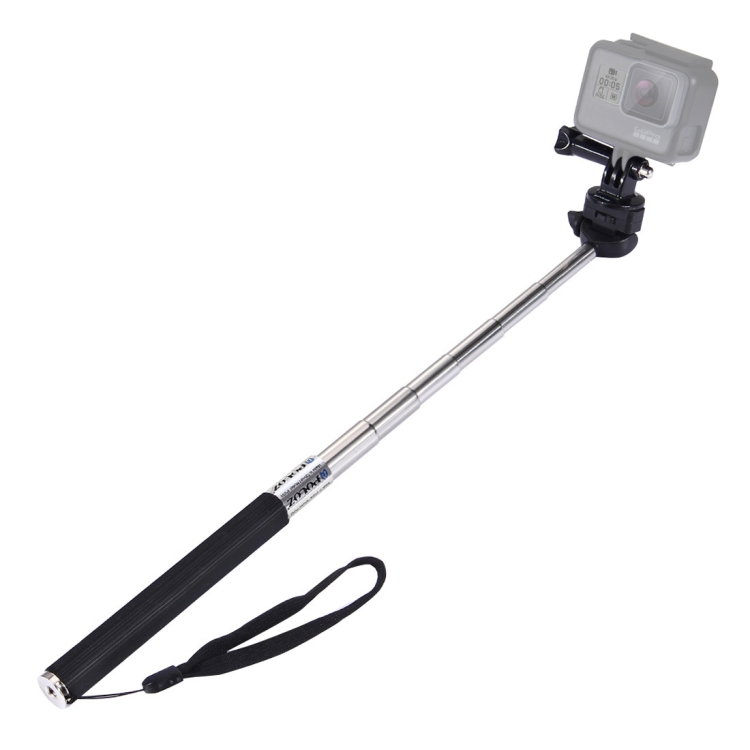 Хит продаж, выдвижной ручной монопод для селфи PULUZ для GoPro и других экшн-камер
