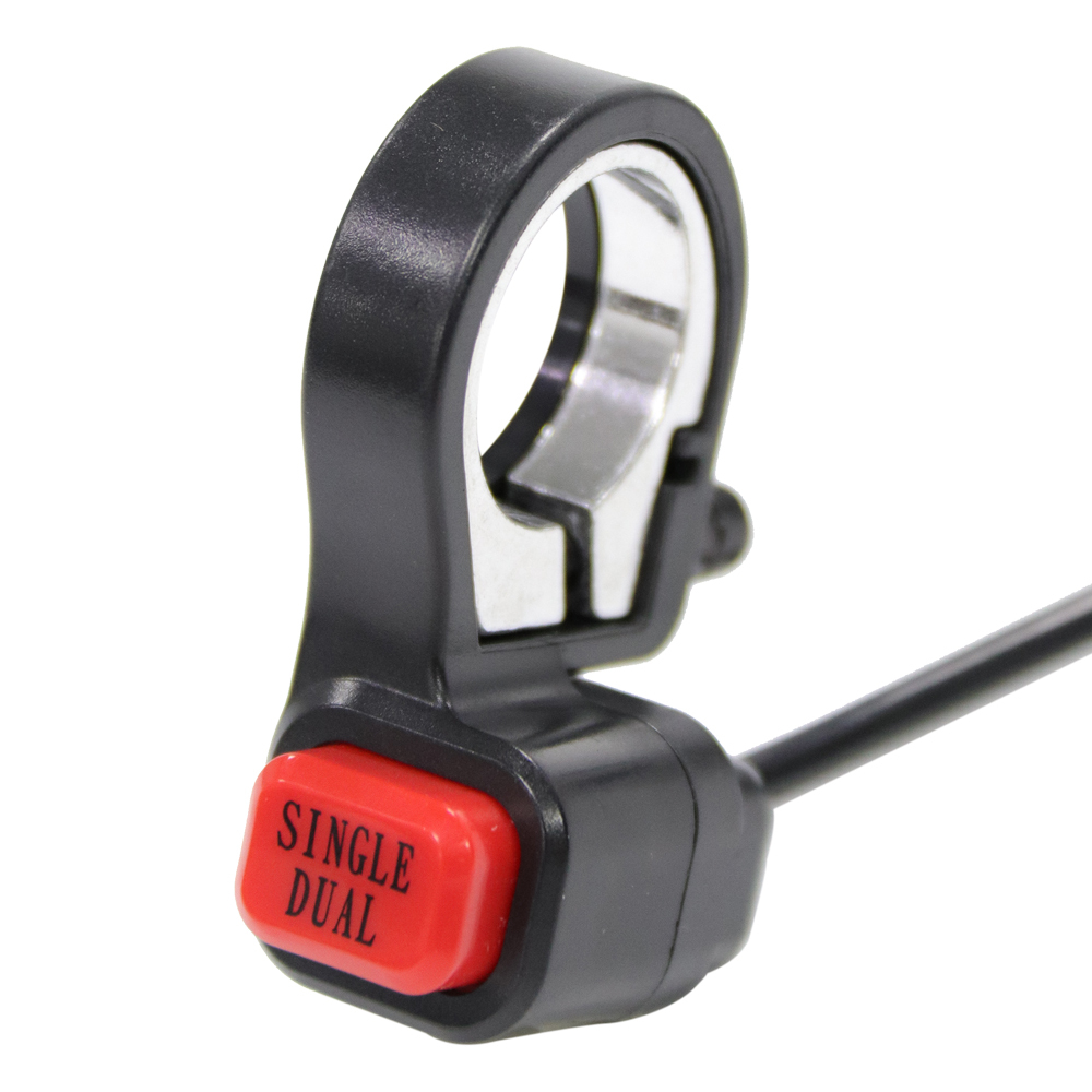 Electric scooter single and double motor conversion switch