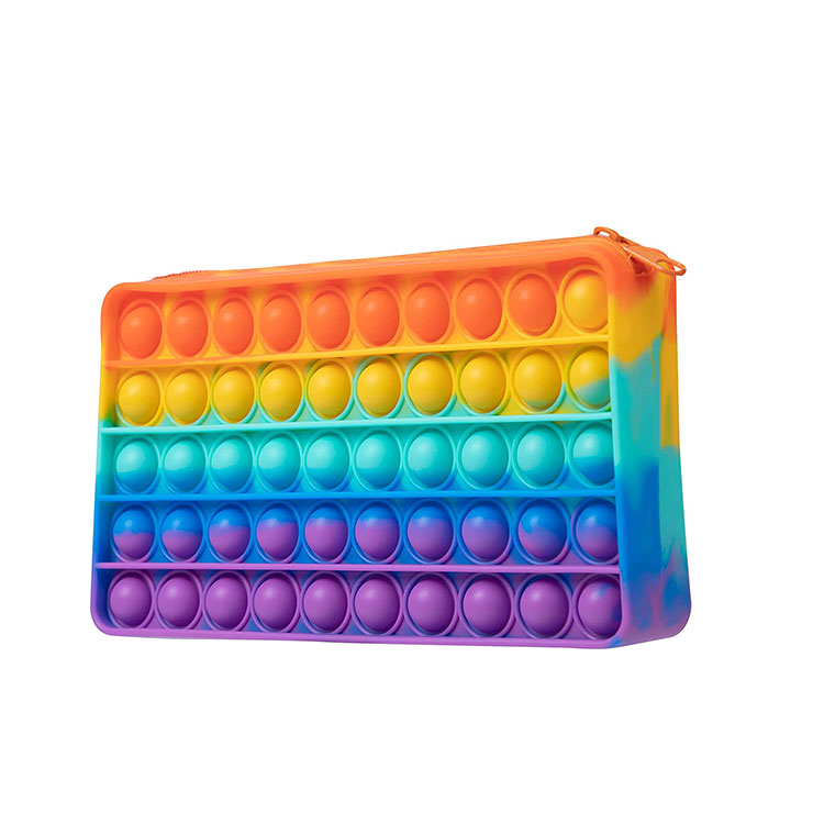 New Fidget Toys Stress Relief Student Popper it Pencil Case