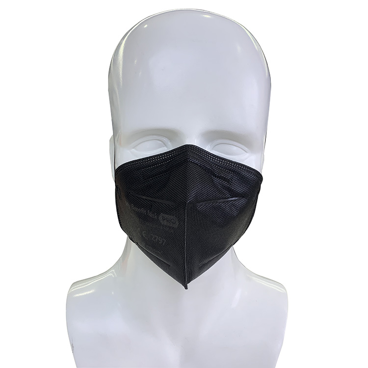 Одноразовая маска для лица GREENCARE black ffp2 kn95