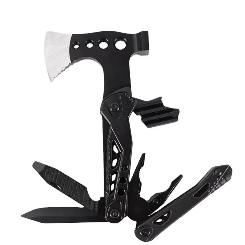 Multitool Portable Carry Axe Hunting Steel Fireman Chopping Cutting Axe Multi Tool Versatile Axe With Screwdriver