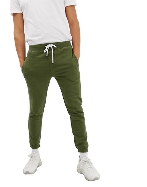 High Quality French Terry Men Jogger Sweat Pants Custom Print Straight Leg Sweatpants