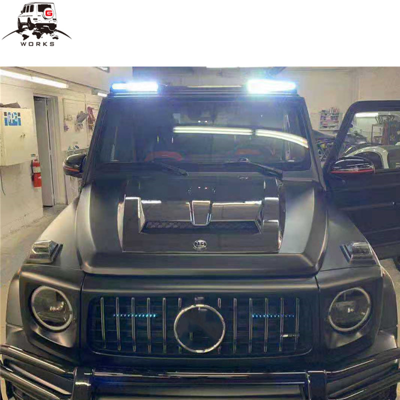 W464 ковш капюшон подходит для G-class W464 2018-2019Y сухое углеродное волокно ковш капюшона для нового G-класса B-style W464 капюшон