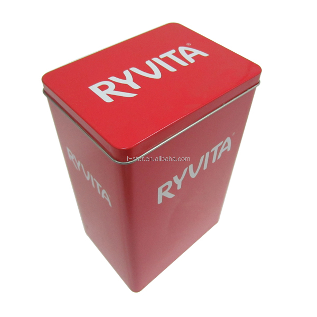 Chinese tea tin shape tin packaging tin can  custom metal box