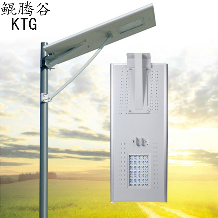 2018 Classic series 80 100pcs lighting efficiency 160lm/w birdgelux led chip 80w 100w integrated solar street light PIR sensor