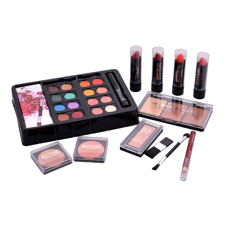 Makeup Brush Set Premium Synthetic Contour Concealers Foundation Powder Eye Shadows Classic Fashion Makeup Set Colorful Flash