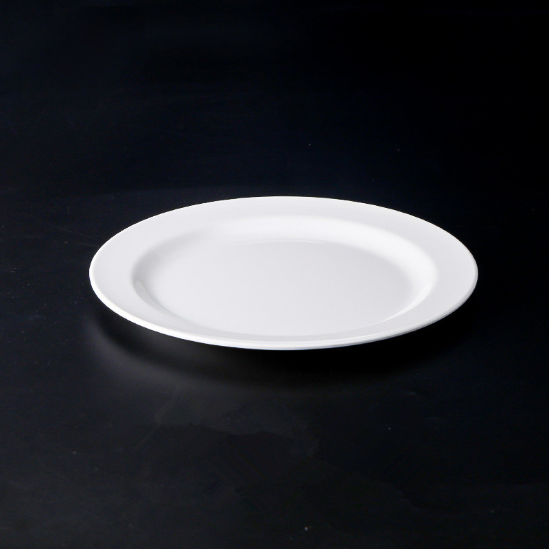 6.5 inch hotel white melamine tableware melamine tableware plate dish for restaurant