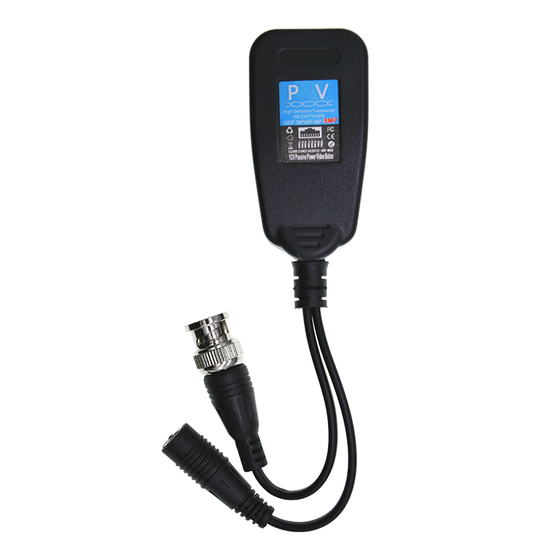 Power Balun аудио BNC в RJ45 разъем HD-CVI/TVI/AHD/CVBS приемопередатчик для системы видеонаблюдения