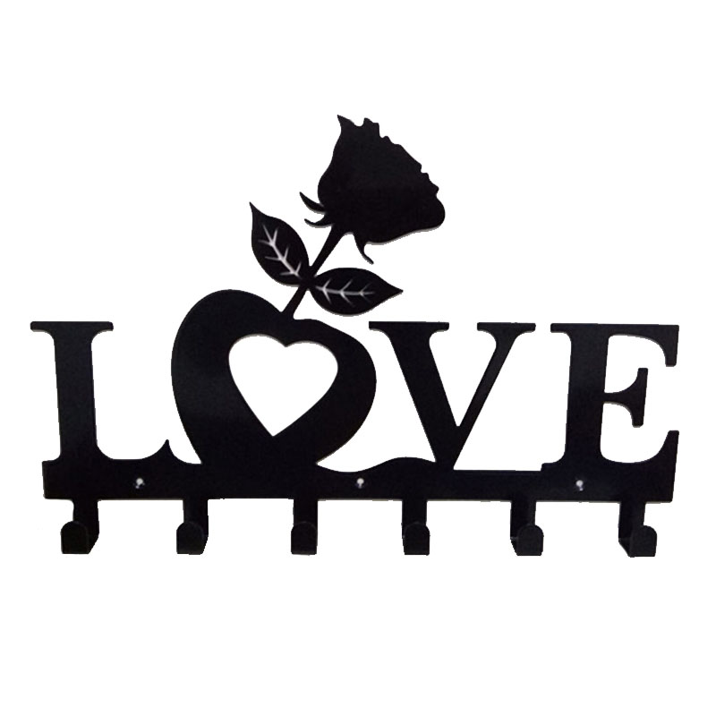 Love hook creative hook wall hanging