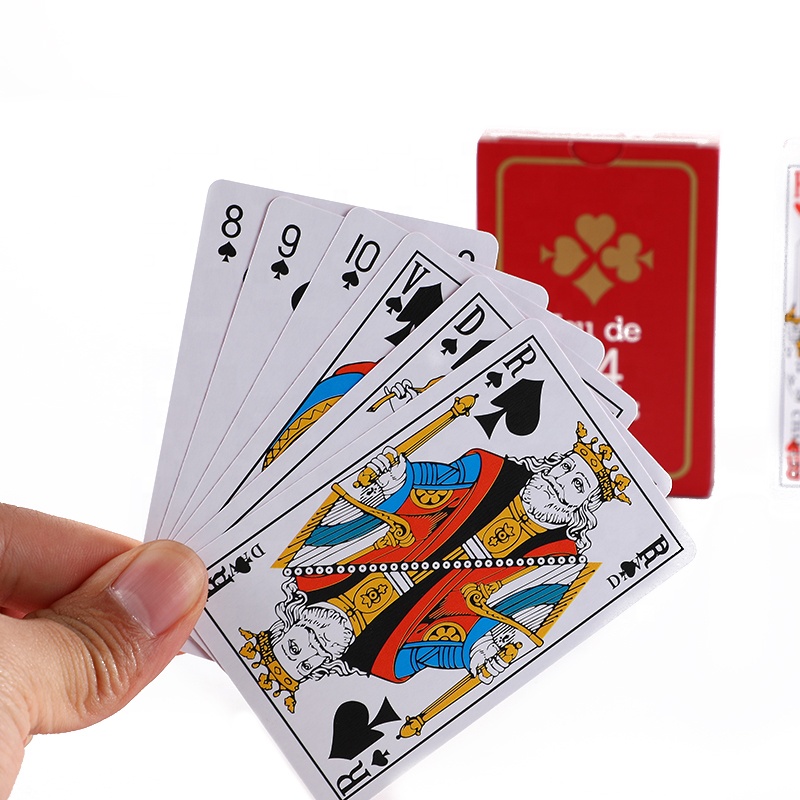 Top Quality Personalized Customized Color Paper Playing Cards Poker Cards Regular 54 Playing Cards