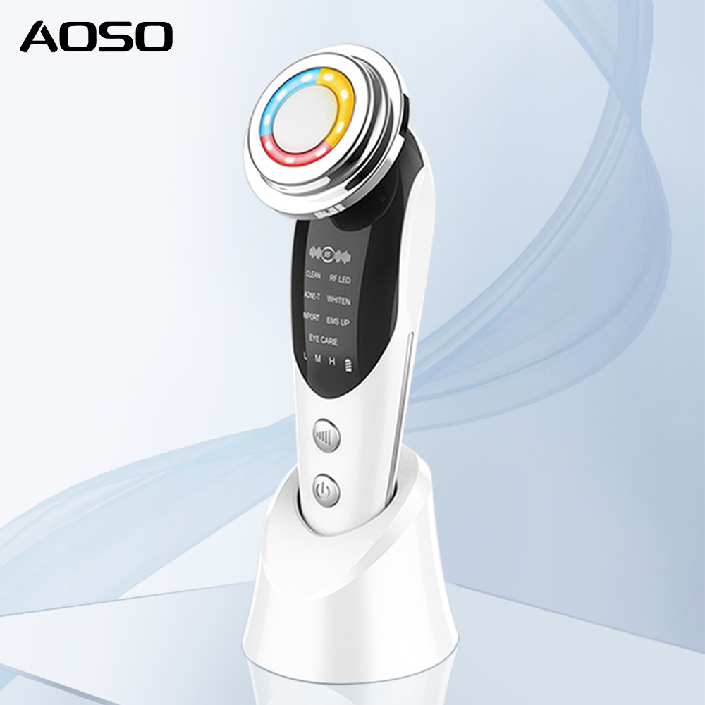 Best Selling Multi-Functional Personal Beauty Care Equipment Handheld EMS Lifting And Tightening LED Facial Beauty Massager