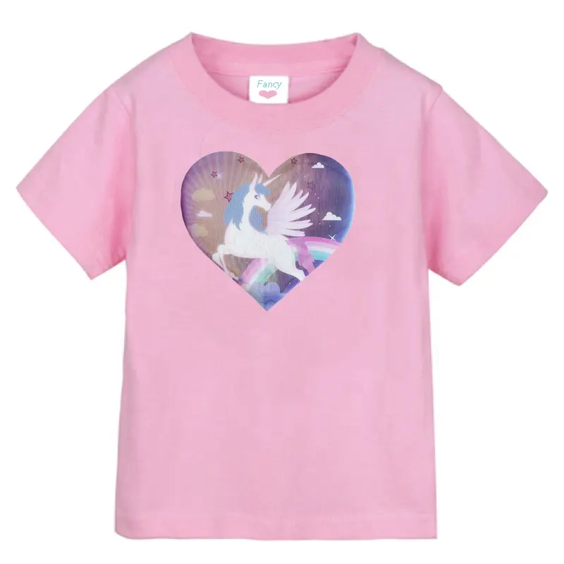 Zebulun wholesale customize hot sale PVC/TPU soft 3D lenticular flip effect garment patch for children T-Shirt cloth